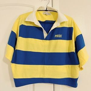 Lemon 🍋 and blue Stripes Tee